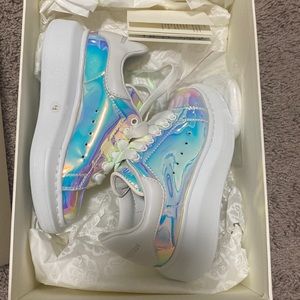 Alexander McQueen Fantasy transparent sneakers for kids